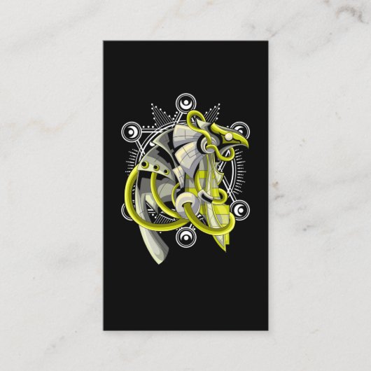 Ägyptisches Horus Heilige Geometrie Antikes Ägypti Visitenkarte (Vorderseite)