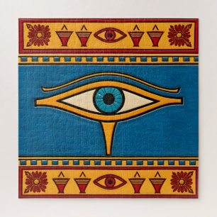 Ägyptisches Horusauge, Auge des Ra, ägyptische Got Puzzle