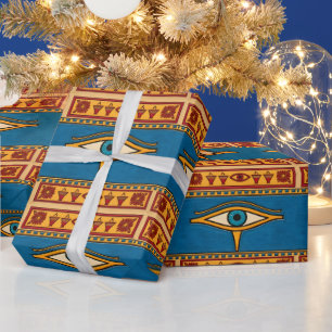 Ägyptisches Horusauge, Auge des Ra ägyptische Gott Geschenkpapier