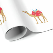 Ägyptisches Kamel Geschenkpapier (Rolleneckpunkt)