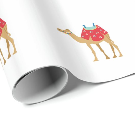 Ägyptisches Kamel Geschenkpapier (Rolleneckpunkt)
