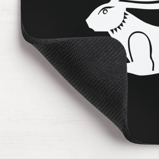 Ägyptisches Kaninchen Mousepad (Ecke)