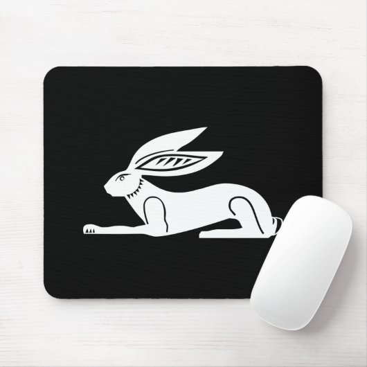 Ägyptisches Kaninchen Mousepad (Mit Mouse)
