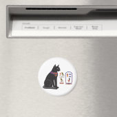 Ägyptisches Katzen-Goddess-Bastet Magnet (In Situ (Geschirrspüler))
