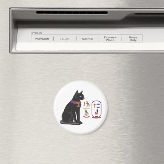Ägyptisches Katzen-Goddess-Bastet Magnet (In Situ (Geschirrspüler))