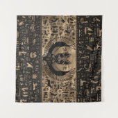 Ägyptisches Katzen-Goddess-Bastet Wandteppich (Vorderseite (Horizontal))