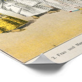 Ägyptisches Kleid aus 'Trachten der Voelker' Poster (Ecke)