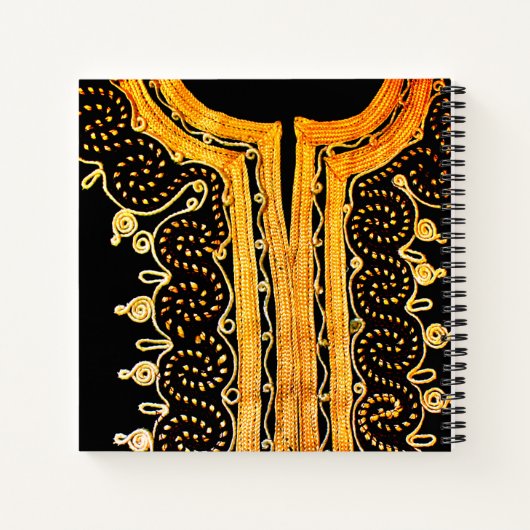 ägyptisches Kleidungsdesign Notizblock (Rückseite)