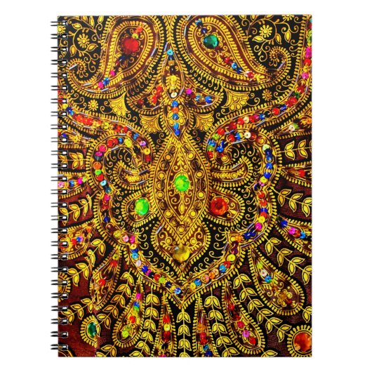 Ägyptisches Kleidungsmuster Notizblock (Vorderseite)