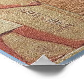 Ägyptisches König tut Poster (Ecke)