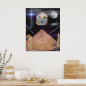 Ägyptisches König tut Poster (Küche)