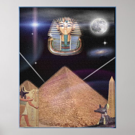 Ägyptisches König tut Poster (Vorne)