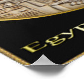 Ägyptisches Kunstplakat Poster (Ecke)