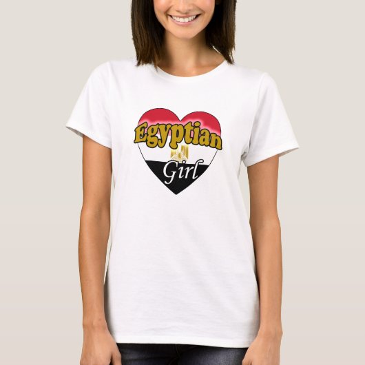 Ägyptisches Mädchen T-Shirt (Vorderseite)