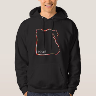 Ägyptisches Map-Shirt Hoodie