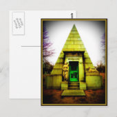 Ägyptisches Mausoleum Postkarte (Vorne/Hinten)
