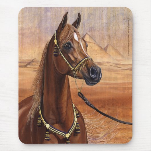 Ägyptisches mousepad Pferd Prinzessin Arabian (Vorne)