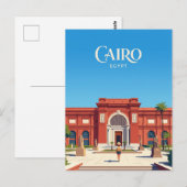 Ägyptisches Museum Ägypten Postkarte (Vorne/Hinten)