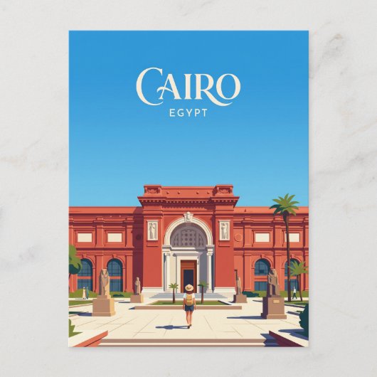 Ägyptisches Museum Ägypten Postkarte (Vorderseite)