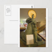 Ägyptisches Museum San José, Ram-Statue Postkarte (Vorne/Hinten)