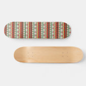 Ägyptisches Muster 01 Skateboard (Horizontal)