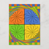 ägyptisches Nahtloses Set Postkarte (Vorderseite)