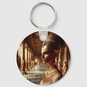 Ägyptisches Nefertari-Artefakt: Alte Zivilisation Schlüsselanhänger