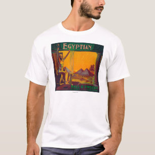 Ägyptisches orange LabelDowney, CA T-Shirt