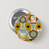 Ägyptisches Ornamnet #1 in Emporio Moffa Button (Vorne & Hinten)
