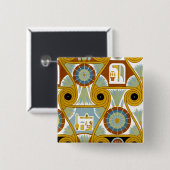 Ägyptisches Ornamnet #1 in Emporio Moffa Button (Vorne & Hinten)