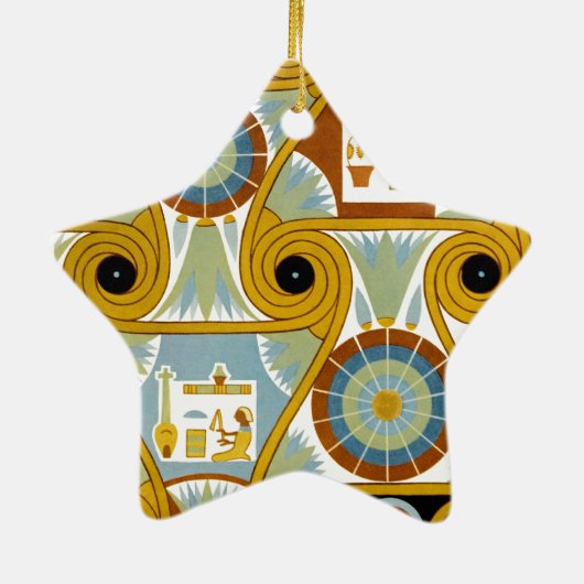 Ägyptisches Ornamnet #1 in Emporio Moffa Keramik Ornament (Hinten)