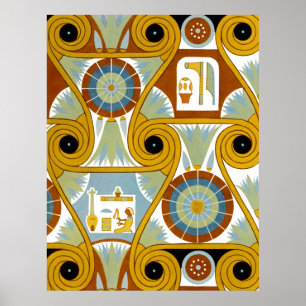 Ägyptisches Ornamnet #1 in Emporio Moffa Poster