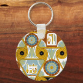 Ägyptisches Ornamnet #1 in Emporio Moffa Schlüsselanhänger (Vorderseite)