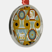 Ägyptisches Ornamnet #1 in Emporio Moffa Silbernes Ornament (Rechts)