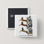 Ägyptisches Ornamnet #2 in Emporio Moffa Button (Vorne & Hinten)