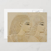 ägyptisches Paar Postkarte (Vorne/Hinten)
