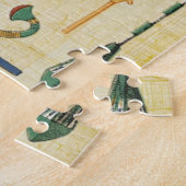 Ägyptisches Papier Papyrus Puzzle (Seite)