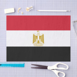 ägyptisches Papiertaschentuch, ägyptische Flagge T Seidenpapier