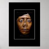 Ägyptisches Pharao-Gesicht-Art-Poster Poster (Vorne)