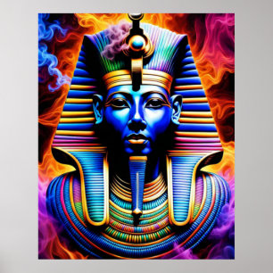 Ägyptisches Pharao-Poster Poster
