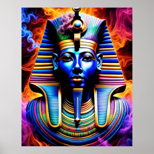Ägyptisches Pharao-Poster Poster (Vorne)