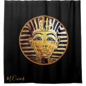 Ägyptisches Pharao-Thema Duschvorhang (Vorderseite)