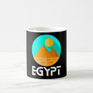 Ägyptisches Pyramiden-Shirt Kaffeetasse