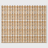 Ägyptisches Pyramidenmuster Geschenkpapier (Flach)