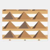 Ägyptisches Pyramidenmuster Geschenkpapier Set (Vorderseite)