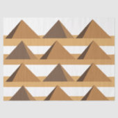 Ägyptisches Pyramidenmuster Seidenpapier (Vorderseite)