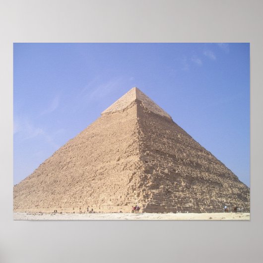 Ägyptisches Pyramidenposter Poster (Vorne)