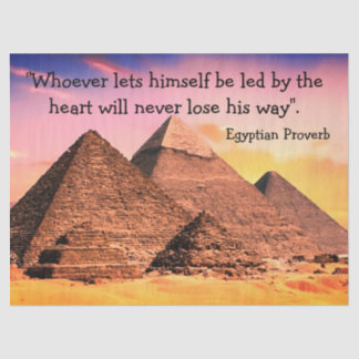 Ägyptisches Pyramidenzellenpapier Seidenpapier