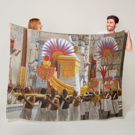 ÄGYPTISCHES RITUAL FLEECEDECKE (Beispiel)