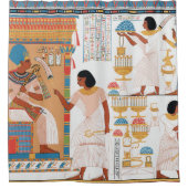 Ägyptisches Royal-Design Duschvorhang (Vorderseite)